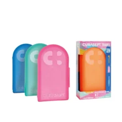 Curasept Kit da viaggio per l'igiene orale contro carie e placca colori assortiti