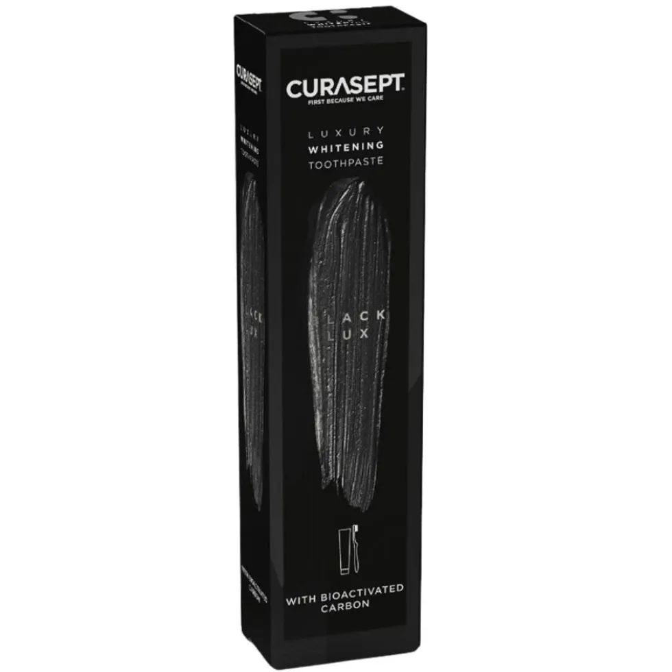 Curasept Luxury Whitening - Black Lux Whitening Gel Dentifricio, 75ml