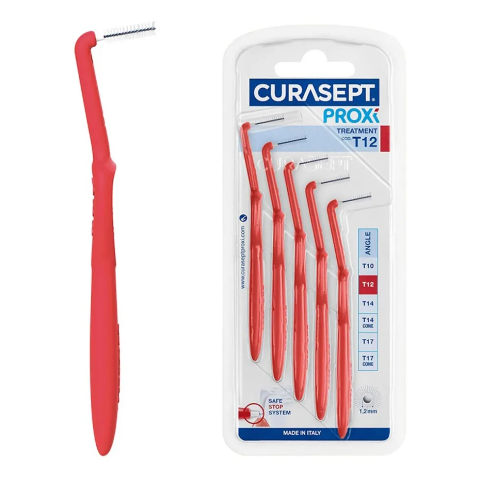 Curasept Proxi - Angle Treatment T12 Scovolino Interdentale, 5 Scovolini
