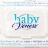 Dama Baby Venere Salviette - Detergenti e lenitive all'avena e riso per pelle sensibile, 72 pezzi