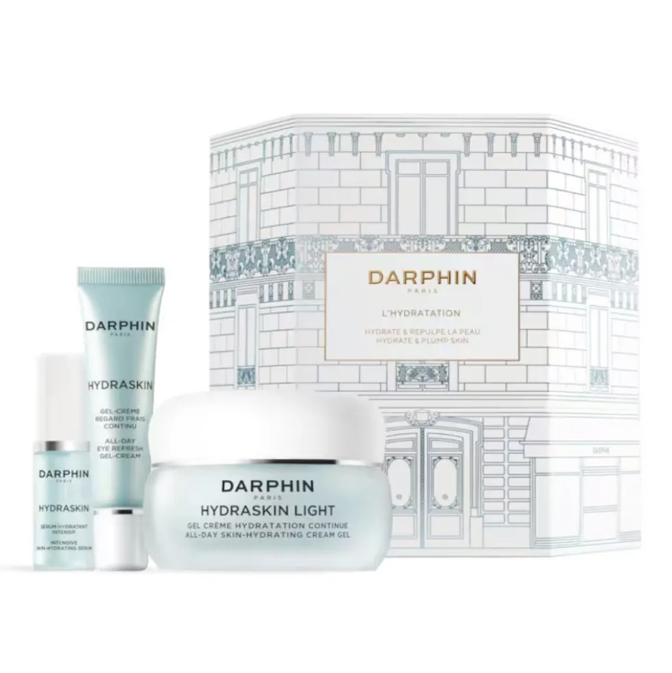 Darphin Hydraskin - Cofanetto regalo per l'idratazione di viso e occhi, 50 ml, 15 ml e 5 ml