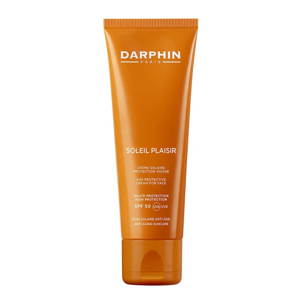 Darphin Soleil Plaisir - Crema solare viso anti-età SPF50 per prevenire rughe e macchie, 50 ml