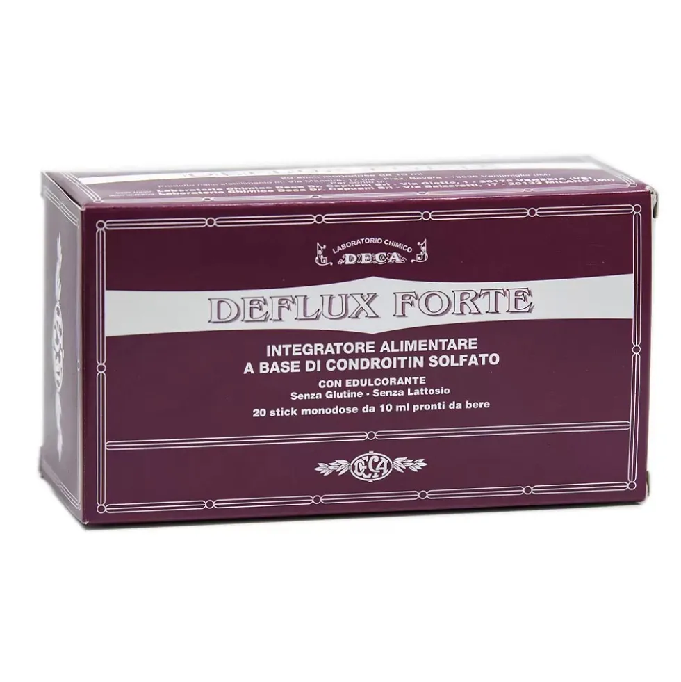 Deca Laboratorio Chimico Deflux Forte Integratore, 20 Stick da 10ml