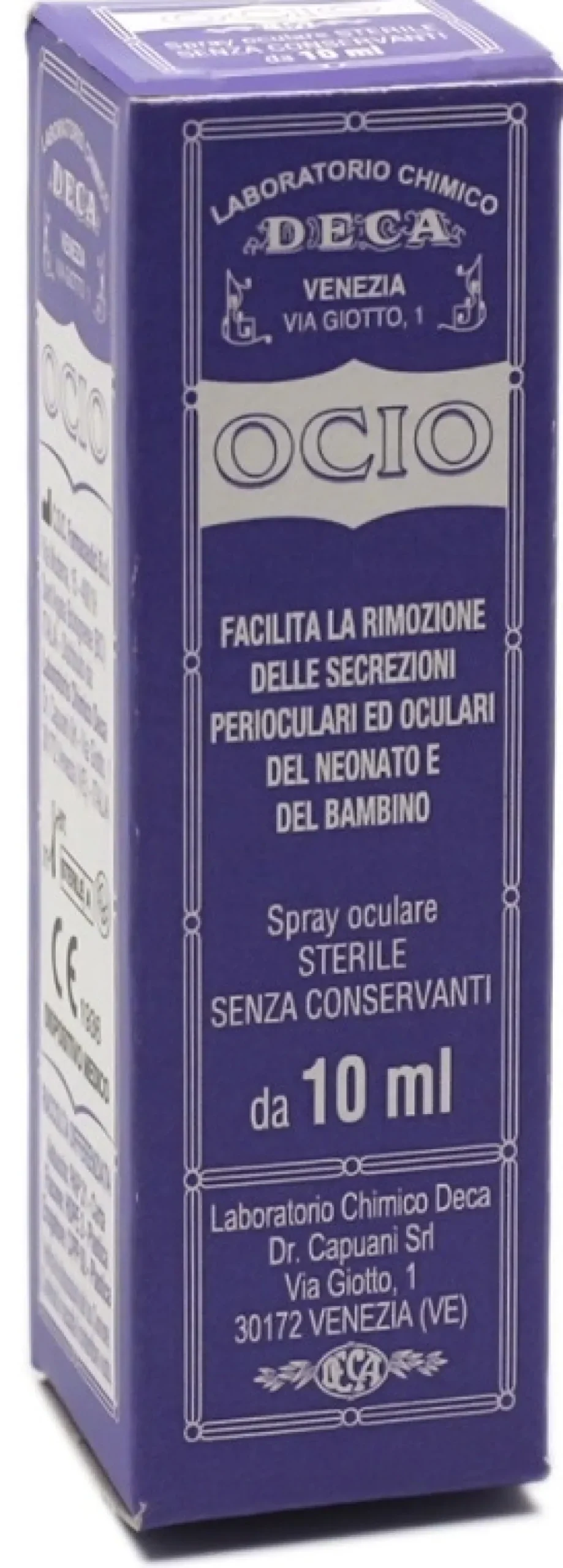 Deca Laboratorio Chimico Ocio Spray Oculari Rimozione Secrezioni Perioculari, 10ml