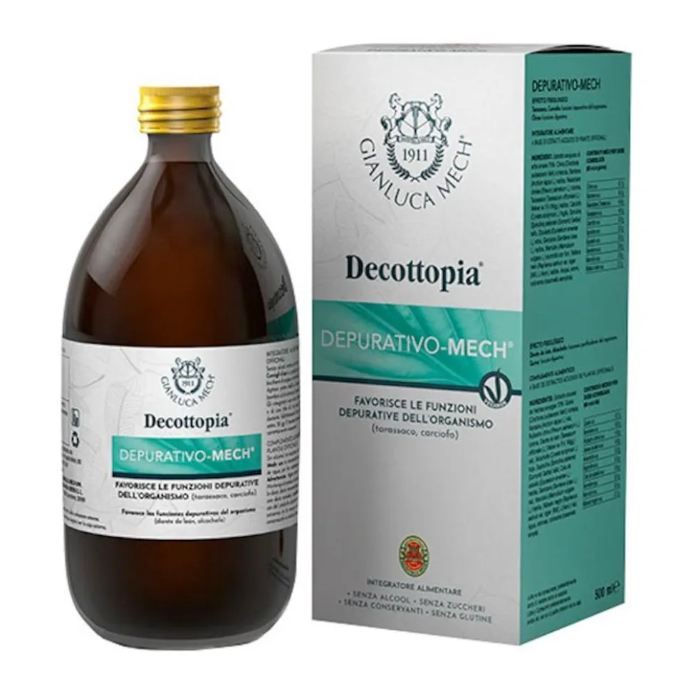 Decottopia Depurativo-Mech Integratore Alimentare, 500ml