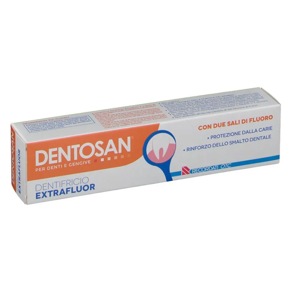 Dentosan Extrafluor Dentifricio, 75ml