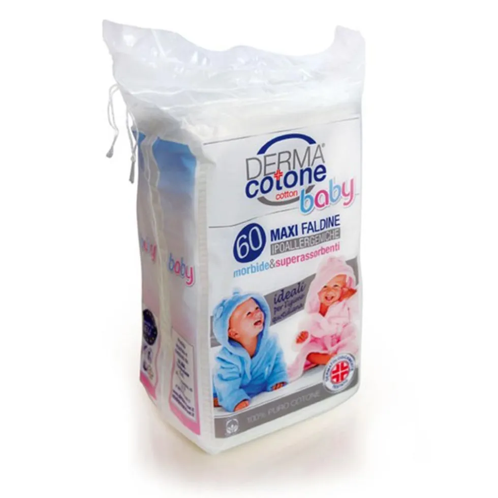 Dermacotone Baby - Maxi Faldine Ipoallergeniche, 60 faldine