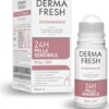 Dermafresh 24H Pelle Sensibile Deodorante roll-on, 50 ml