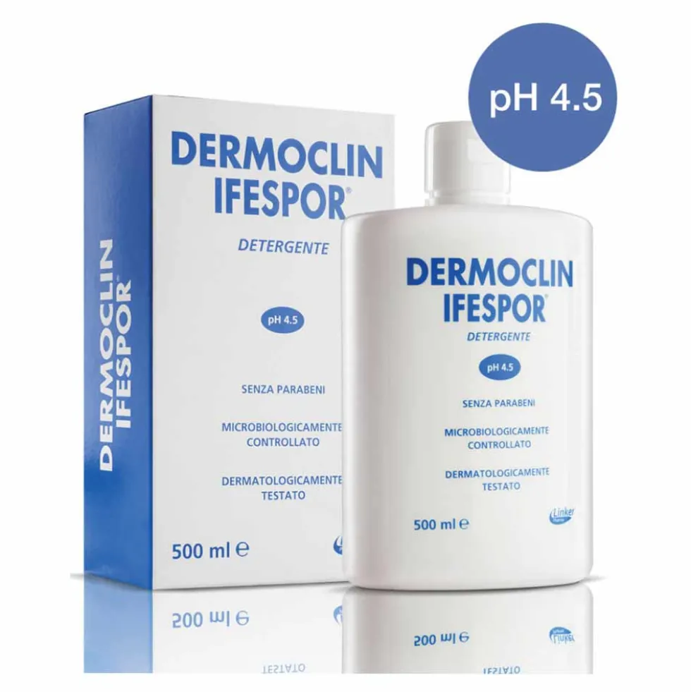 Dermoclin Ifespor Detergente Specifico Purificante pH 4.5, 500ml