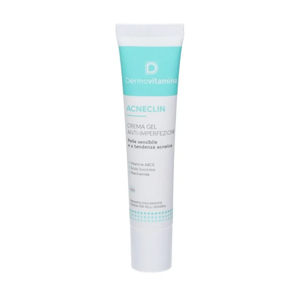 Dermovitamina Acneclin - Crema Gel Viso Anti-Imperfezioni, 40ml