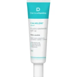 Dermovitamina Calmilene - Fluido Idratante SPF30 Pelle Sensibile, 40ml