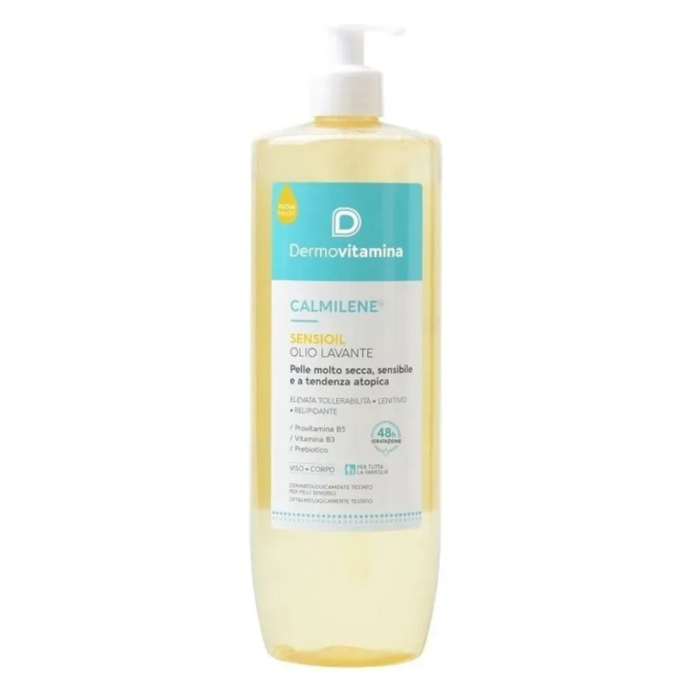 Dermovitamina Calmilene - SensiOil Detergente in Olio per Pelle Sensibile e Delicata, 400ml