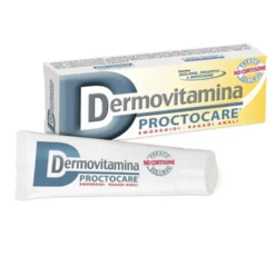 Dermovitamina Proctocare - Crema per le emorroidi e le ragadi anali, tubo da 30 ml con cannula