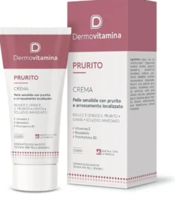 Dermovitamina Prurito - Crema Rapido Sollievo contro Prurito Arrossamento, 30ml