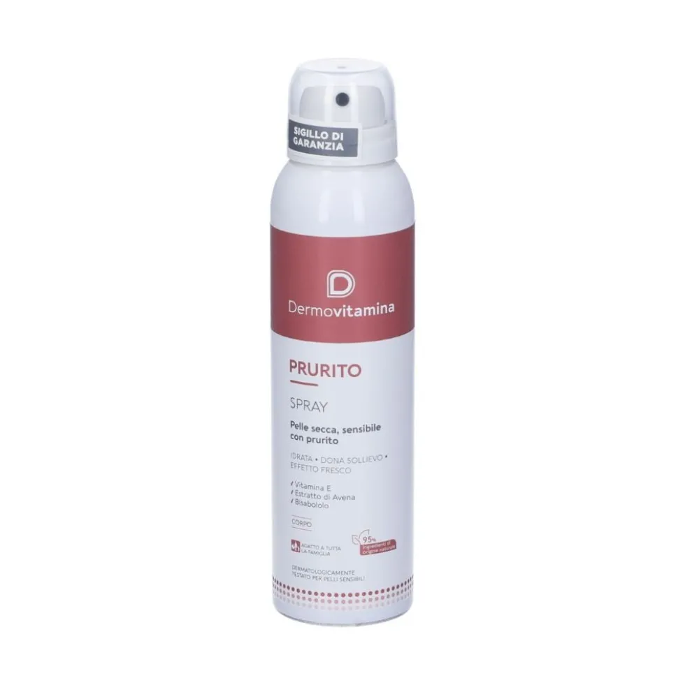 Dermovitamina Prurito - Spray per Pelle Secca Sensibile con Prurito, 100ml