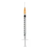 Desa Pharma Siringa insulina extrafine - Siringa con ago removibile per iniezioni, 1 pezzo da 1 ml