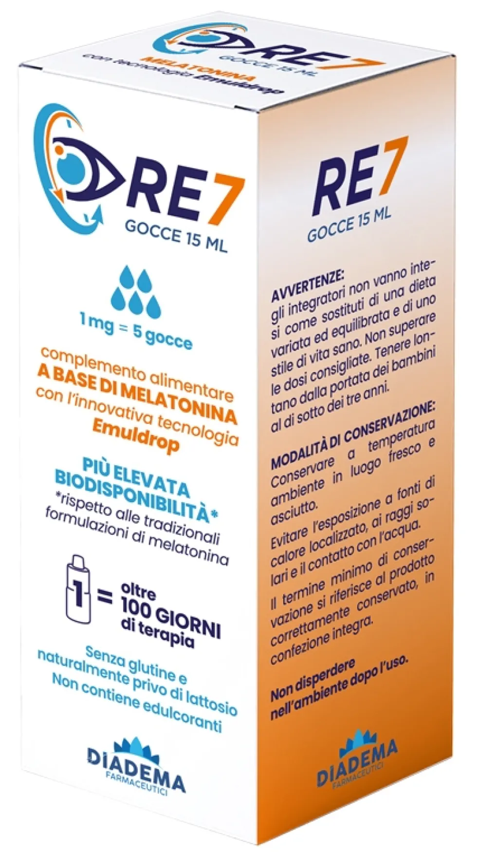 Diadema Farmaceutici Re7 Gocce 15 Ml