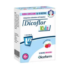 Dicofarm Dicoflor Kids Integratore Alimentare Bambini, 18 Bustine
