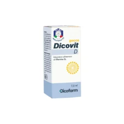 Dicofarm Dicovit D Gocce Integratore di Vitamina D per le Ossa, 7,5ml