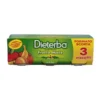 Dieterba Omogeneizzato Frutta Mista Alimento per l'Infanzia dal 4° mese, 3 x 80g