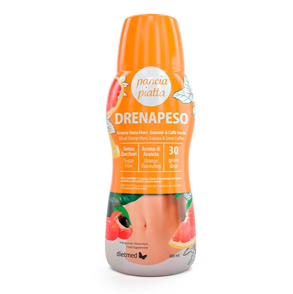 Dietmed Drenapeso - Pancia Piatta Integratore Alimentare, 600ml