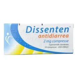 Dissenten Antidiarrea 2mg Loperamide Cloridrato Diarrea Acuta, 10 Compresse