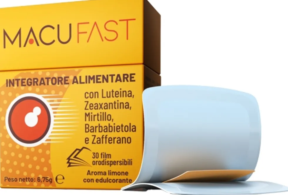DMG Macufast - Integratore alimentare per il benessere della vista, 30 film orodispersibili