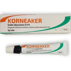 Doc Generici Korneaker - Unguento oftalmico lubrificante al sodio ialuronato 0,4%, 5 g