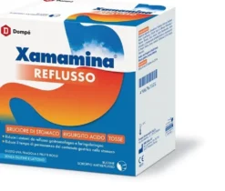 Dompé Xamamina Reflusso - Dispositivo medico per il reflusso gastroesofageo, 25 bustine da 20 ml
