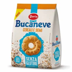 Doria Bucaneve Cereali e Semi Biscotti Senza Glutine, 200g