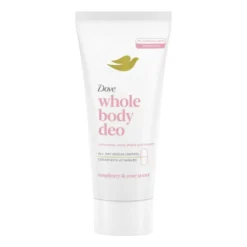 Dove Whole Body Deo Deodorante Corpo in Crema Lampone e Rosa, 75ml