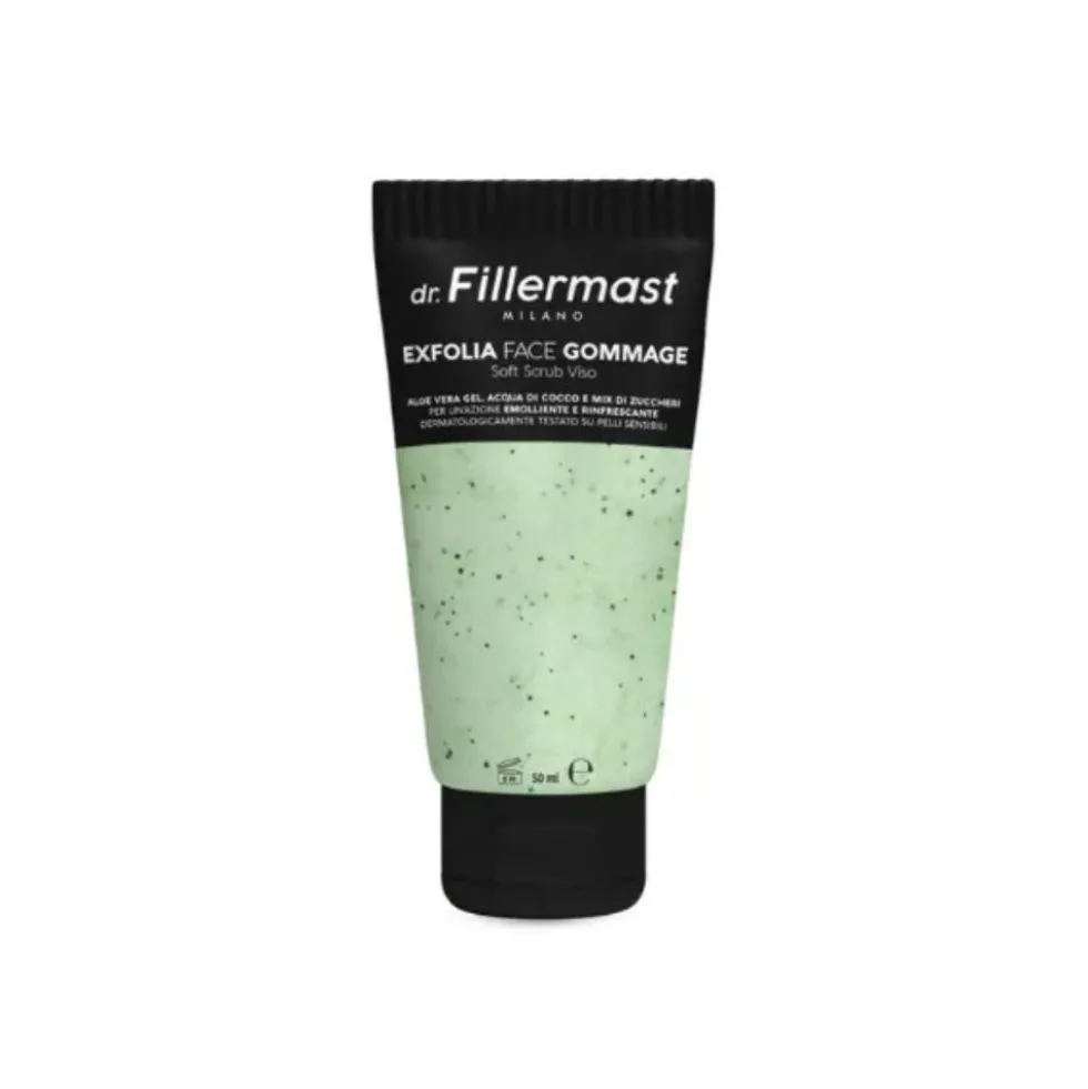 Dr. Fillermast Exfolia Face Gommage Soft Scrub Viso Delicato, 50ml