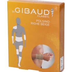 Dr. Gibaud Polsino a righe beige da 8 cm taglia 1, 1 polsino