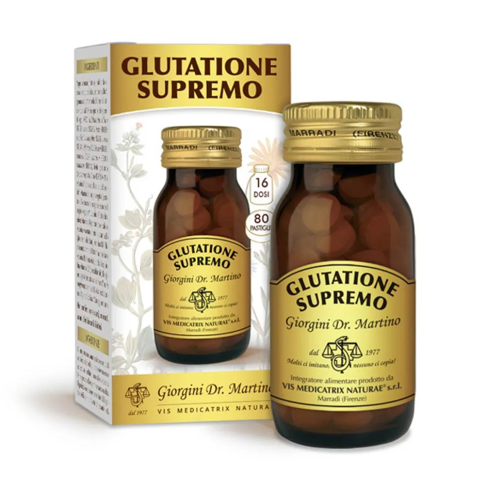 Dr.Giorgini Glutatione Supremo Integratore Alimentare, 80 Pastiglie