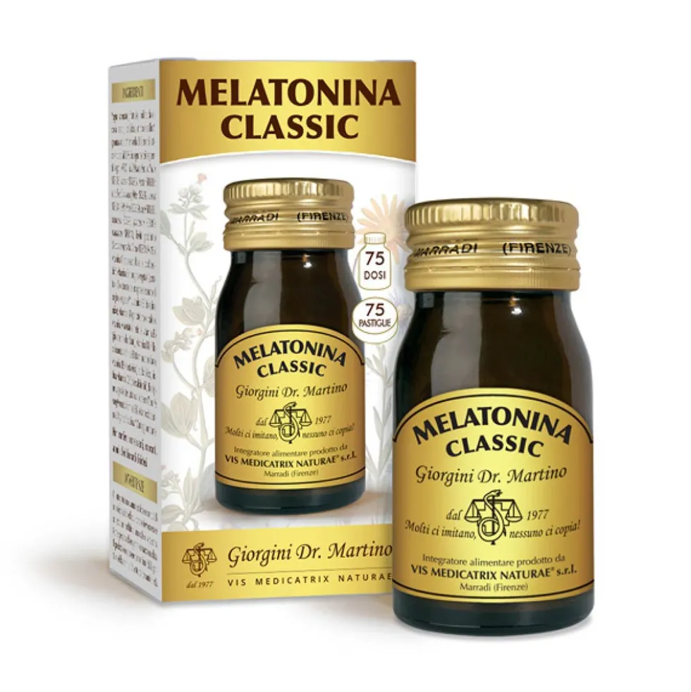 Dr.Giorgini Melatonina Classic Integratore Alimentare, 75 Pastiglie
