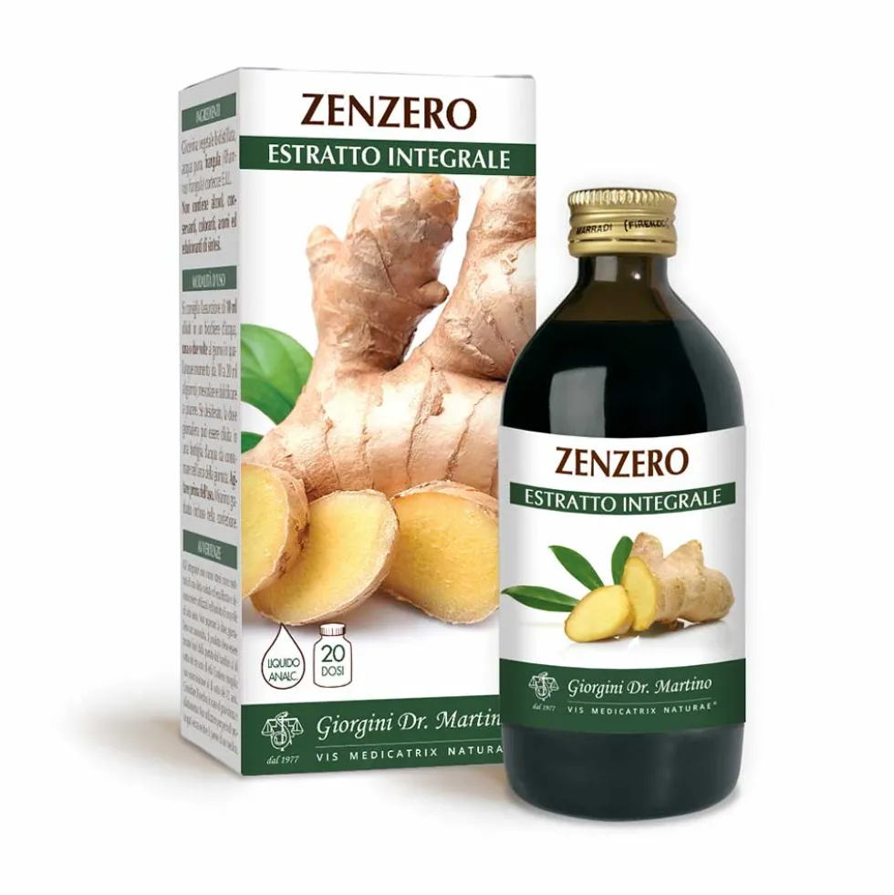 Dr.Giorgini Zenzero Estratto Integrale Liquido Analcolico, 200ml