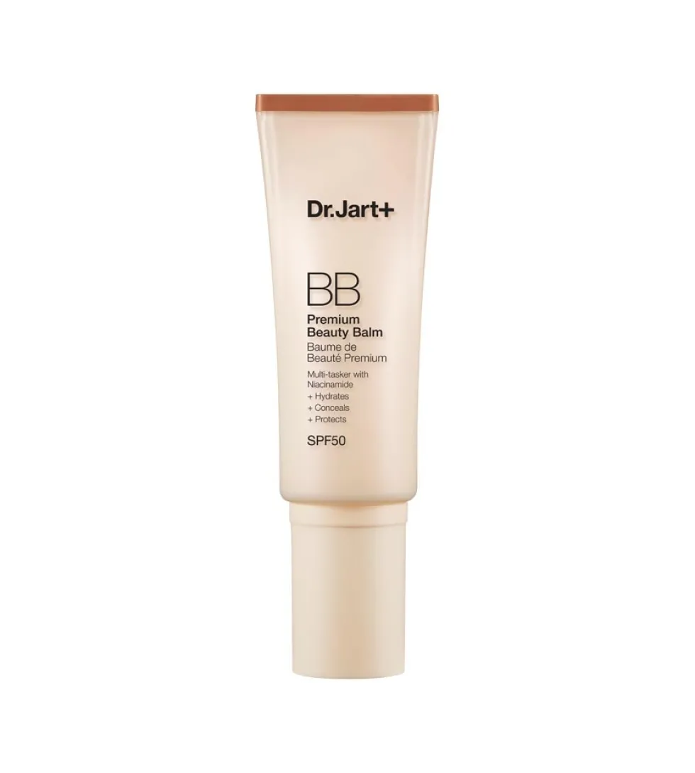 Dr.Jart+ Premium Beauty Balm SPF50 Deep Tan - Crema per idratare e uniformare l'incarnato, 40 ml