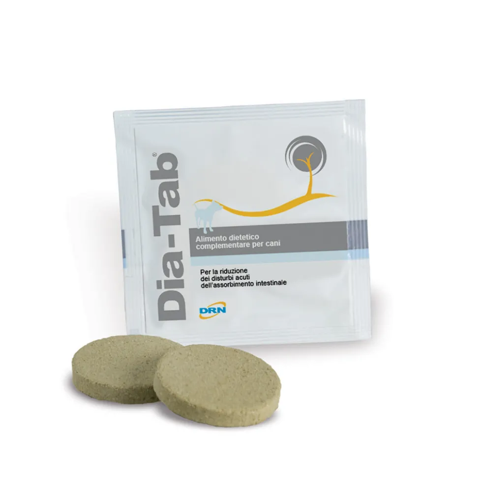 DRN Dia-Tab Alimento Complementare per Cani, 6 Tavolette