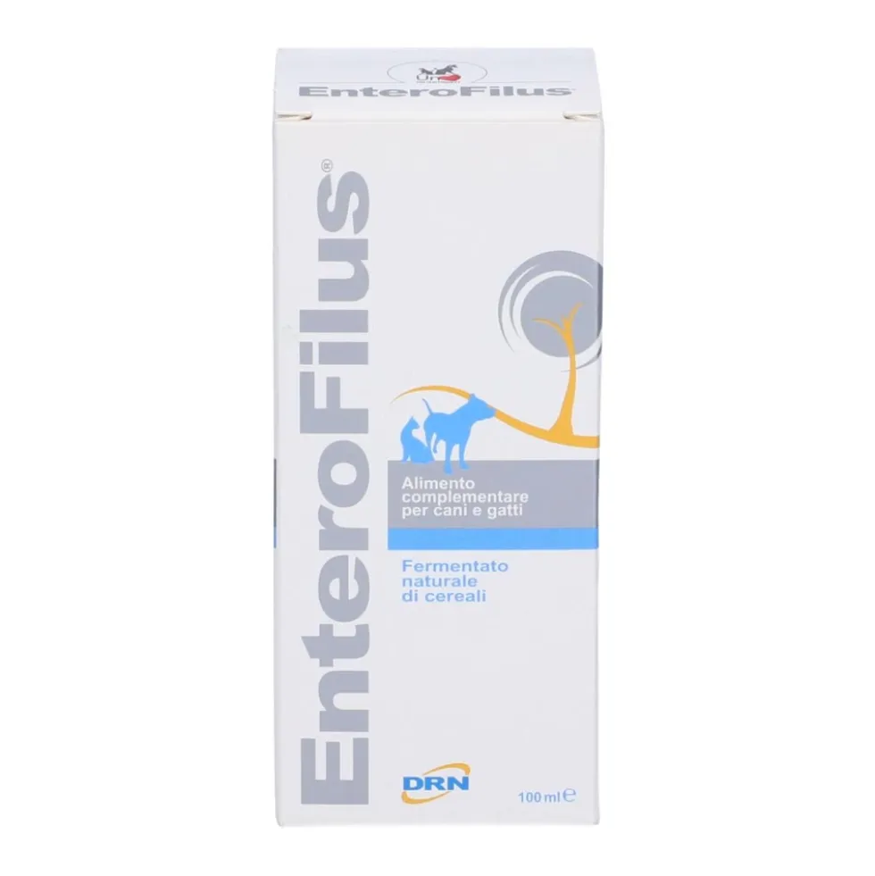DRN Enterofilus Alimento Complementare per Cani e Gatti, 100ml