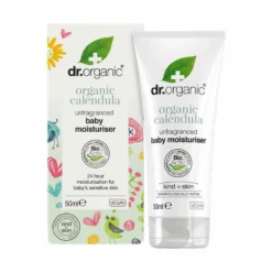 Dr. Organic Baby Calendula - Baby Moisturiser Crema Nutriente, 50ml