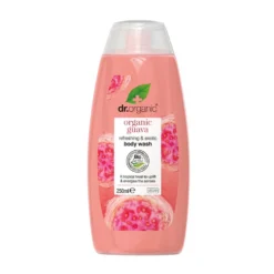 Dr. Organic Guava - Body Wash Bagno Doccia Rinfrescante, 250ml