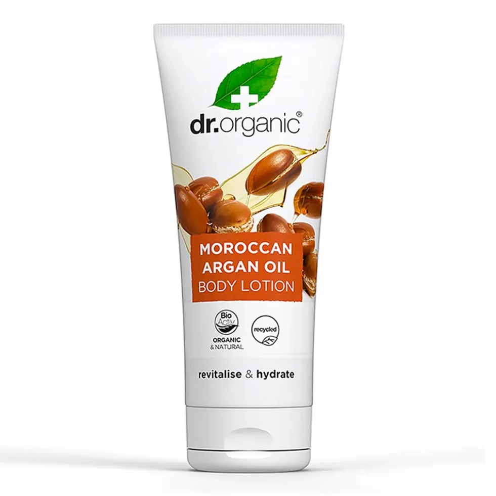 Dr. Organic Limited Moroccan Argan Oil - Crema Corpo Leggera, 200ml