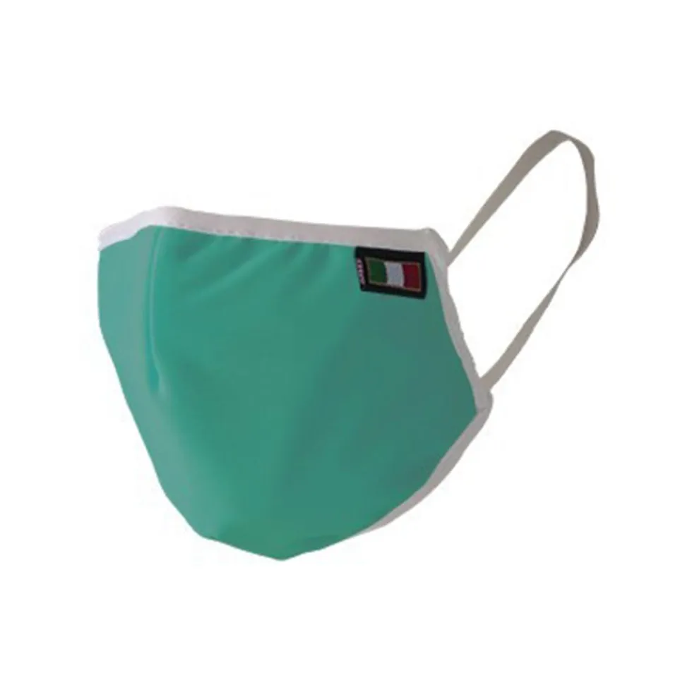 Dual Sanitaly Dualsan - Mascherina Multiuso DS-50 Tipo IIR Adulti Verde, 1Pezzo