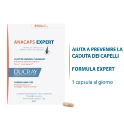 Ducray Anacaps - Expert Capelli e Unghie Caduta Persistente, 90 capsule
