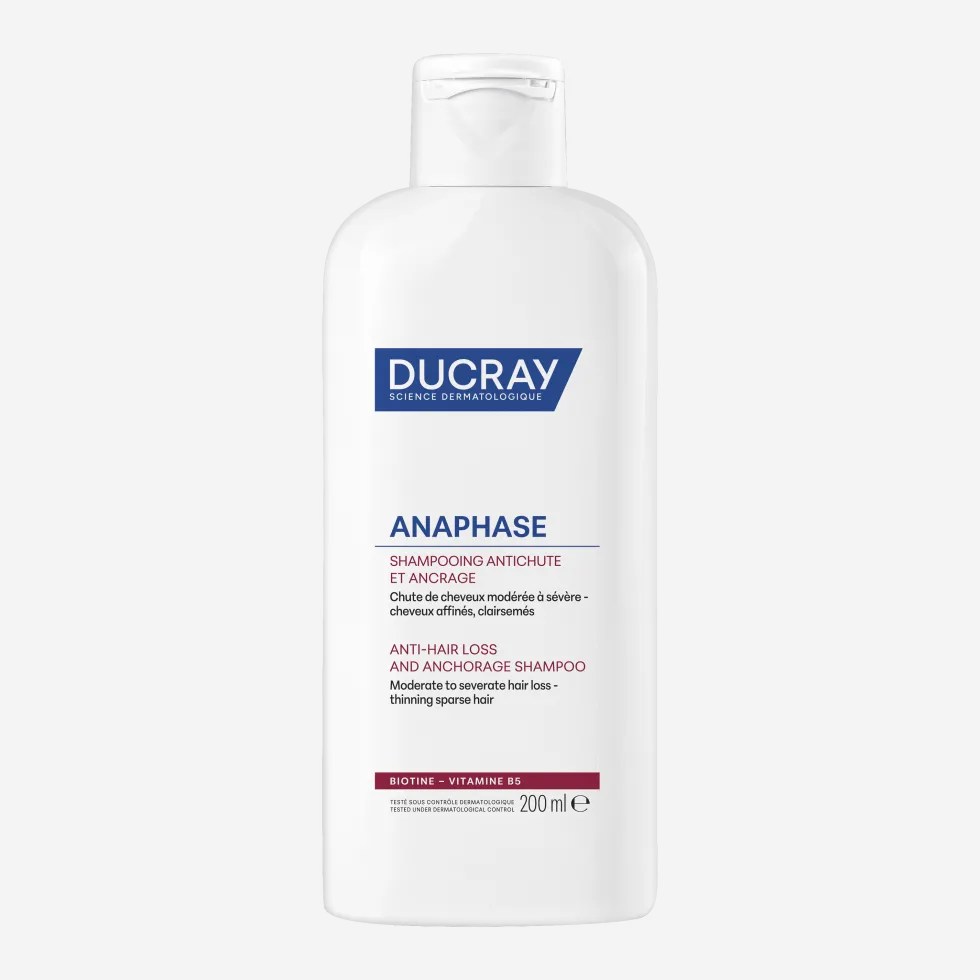 Ducray Anaphase Shampoo contro la Caduta e Crescita dei Capelli Anti-Caduta Caduta Occasionale Reattiva, 200ml