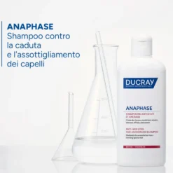 Ducray Anaphase - Shampoo contro la caduta e l'assottigliamento dei capelli, 400 ml