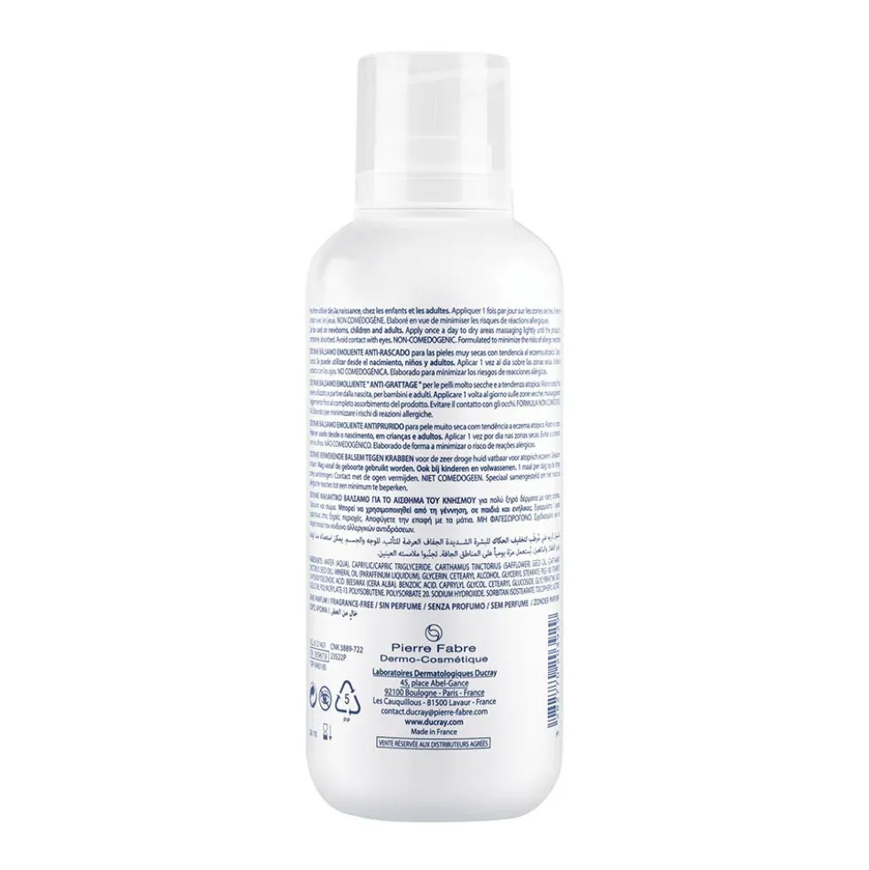 Ducray Dexyane - Balsamo Emolliente Anti Grattage Pelle Secca, 400ml