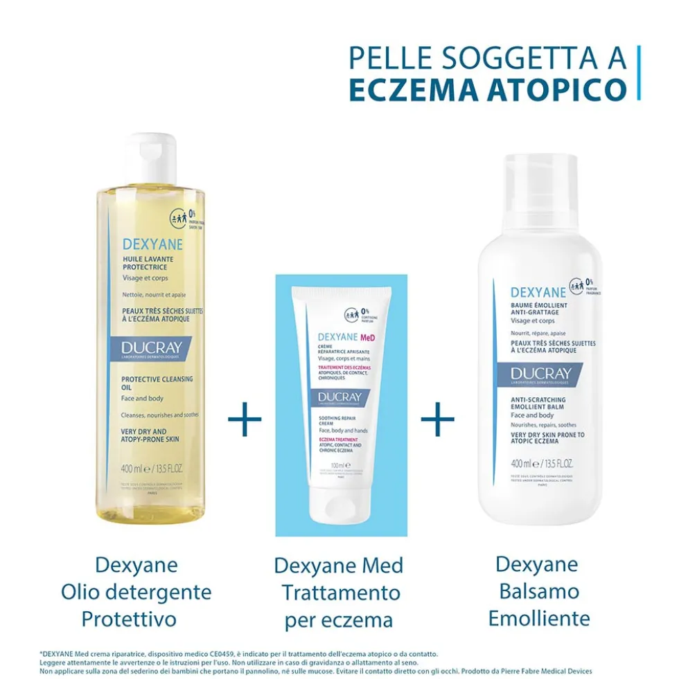Ducray Dexyane - Balsamo Emolliente Anti Grattage Pelle Secca, 200ml