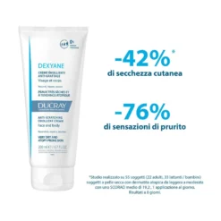 Ducray Dexyane - Crema Emolliente Anti-Grattage Pelle Tendenza Atopica, 200ml