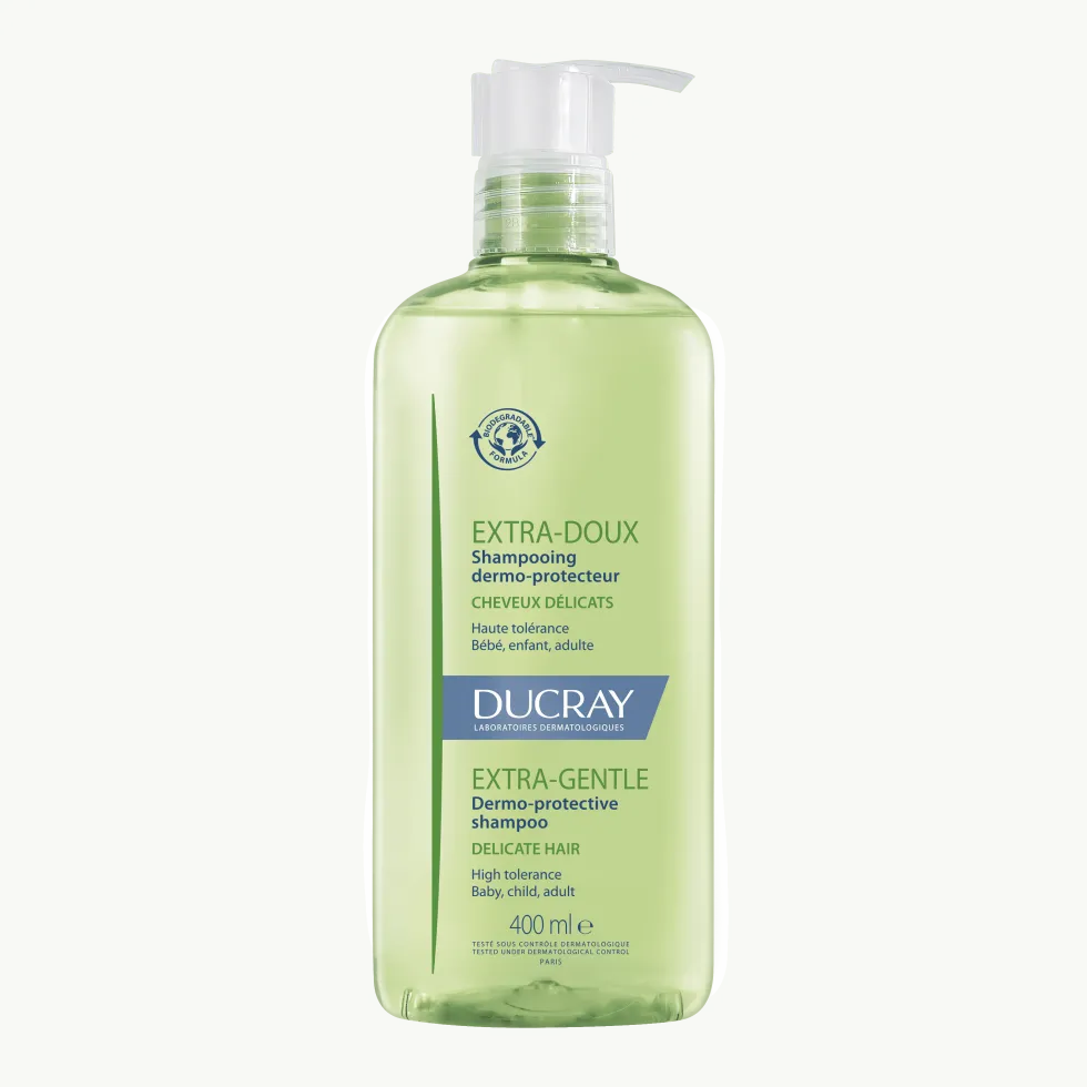 Ducray Extra-Delicato - Shampoo Dermo-protettivo per Tutta la Famiglia, 400ml